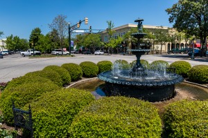 Fountain in Downtown Aiken 5897